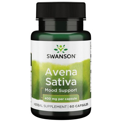 Swanson Avena Sativa 400 mg 60 Caps
