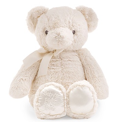 Bearington Creamy White Teddy Bear Plush, 12 Inch Creamy White Stuffed Animal, For Ages 0-14