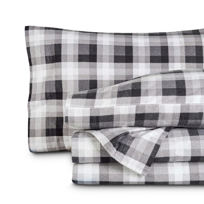 100% Cotton Flannel Printed Pattern Sheet Set by Bare Home