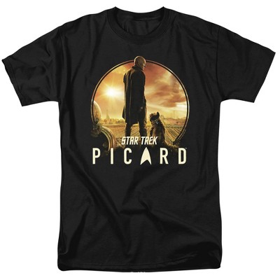 Star Trek Picard A Man And His Dog Adult T-Shirt Black