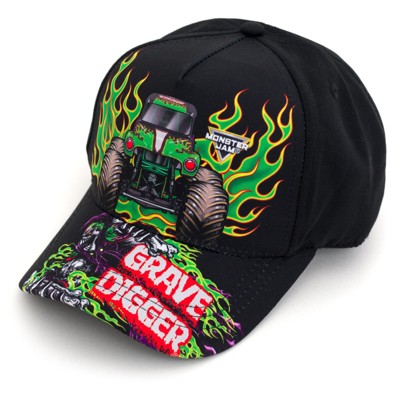 Monster Jam Grave Digger El Toro Loco Megalodon Baby Adjustable Snapback Baseball Cap Newborn