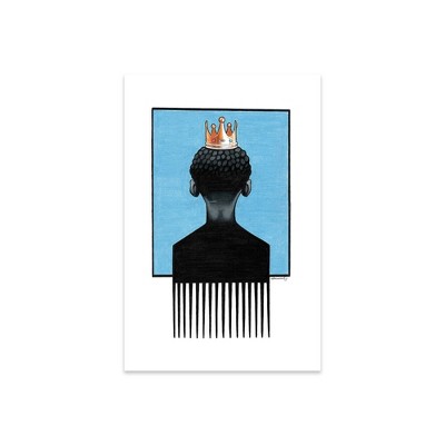 Little Prince Afropick Print on Acrylic Glass by Manasseh Johnson - iCanvas