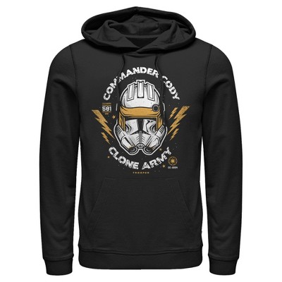 Men's Star Wars: The Clone Wars Commander Cody Army Head Shot Pull Over Hoodie