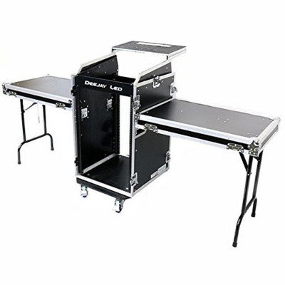 DEEJAYLED 11U SLANT MIXER RACK 16U VERT TBH11M16UCT2LT