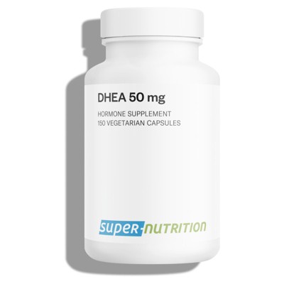SuperSmart DHEA 50mg - DHEA Supplement for Men & Women | Non-GMO & Gluten Free - 150 Vegetarian Capsules
