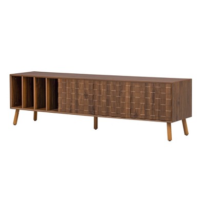 Dexmalle Modern TV Stand for TVs up to 80'' with 3 Door
