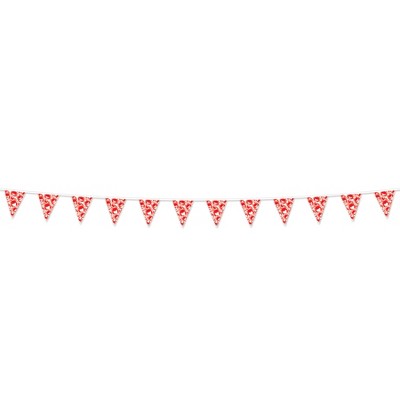 Beistle Crab Pennant Banner, 9" x 10' 9", (2/Pkg) Multicolored