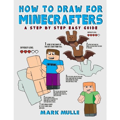 How to Draw for Minecrafters - Large Print by  Mark Mulle (Paperback)