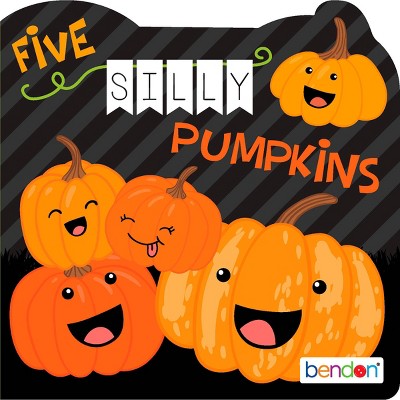 Bendon Shaped Board Books Five Silly Pumpkins