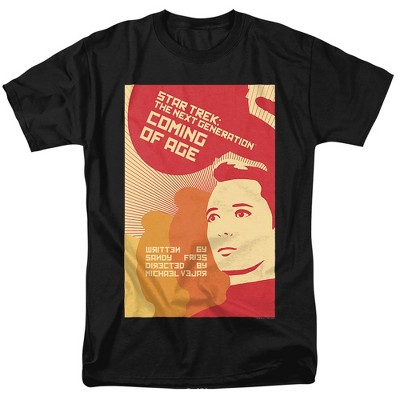 Star Trek Tng Season 1 Episode 19 Adult T-Shirt Black