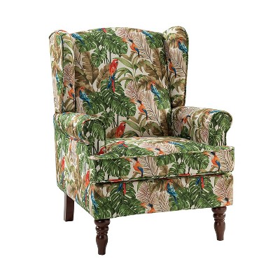 Umberto Traditional Accent Armchair with Turned Legs| ART OF LIVING DESIGNS