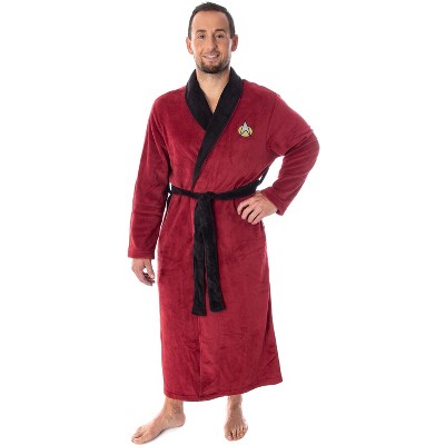 Star Trek The Next Generation Captain Picard Costume Adult Fleece Plush Robe OSFM