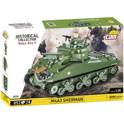 COBI Historical Collection World War II M4A3 Sherman Tank