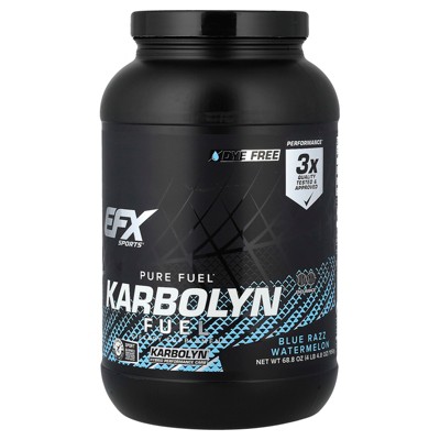 EFX Sports Pure Fuel, Karbolyn Fuel®, Blue Razz Watermelon, 4 lb 4.8 oz (1,950 g)
