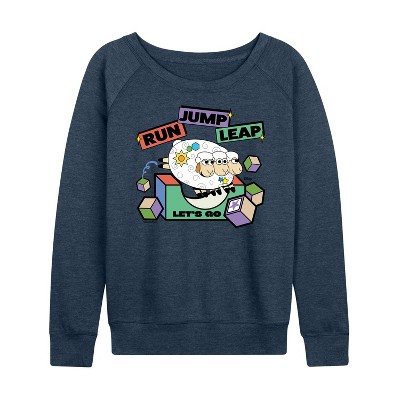 Women's - Disney - Toy Story Lightweight French Terry Wide Neck Long Sleeve Graphic Shirt