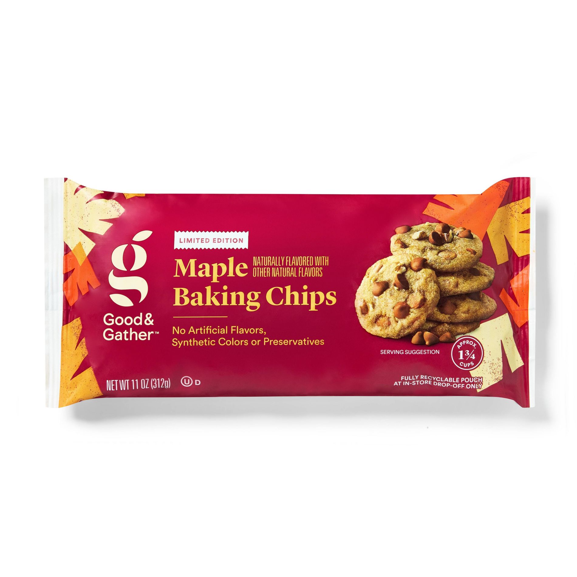 Maple Naturally Flavored with Other Natural Flavors Baking Chips - 11oz - Good & Gather™