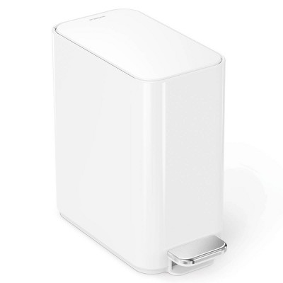 simplehuman 5L Slim Stainless Steel Step Trash Can