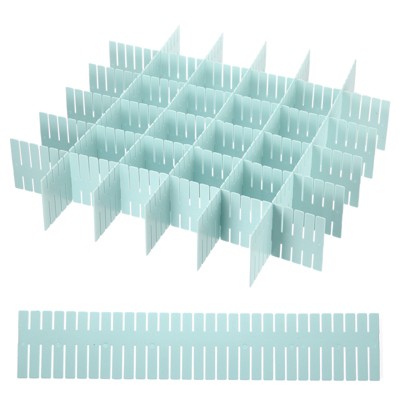 Unique Bargains Plastic Underwear Makeup Socks Space Saving Drawer Desk Organizers and Holders 60 Pcs