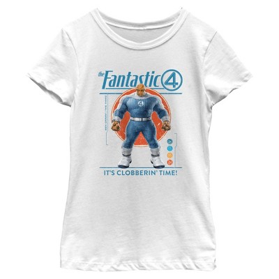 Girls The Fantastic Four: First Steps The Thing Clobbering Time T Shirt