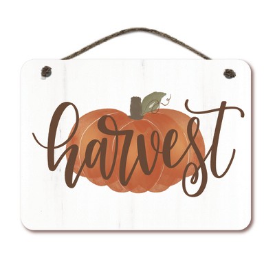 Courtside Market Pumpkin Harvest 12x16 Hanging Artboard with Twine