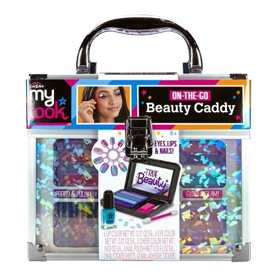 My Look All in one Beauty Caddy: Craft Activity Kit with Applicator & Nail Polish, Plastic Material