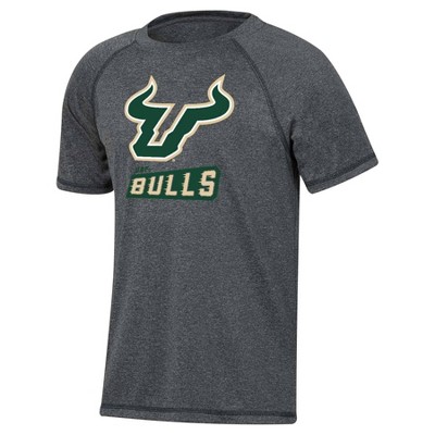 NCAA South Florida Bulls Boys' Gray Poly T-Shirt