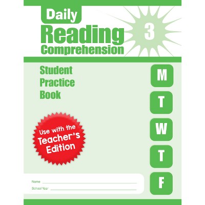 Daily Reading Comprehension, Grade 3 Student Edition Workbook - by  Evan-Moor Educational Publishers (Paperback)
