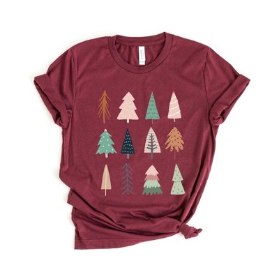 Simply Sage Market Women's Christmas Tree Chart Short Sleeve Graphic Tee