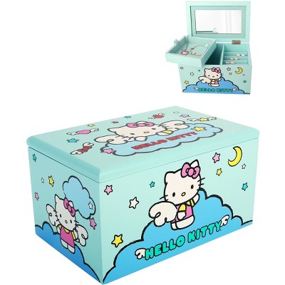 Sanrio Hello Kitty Cloud Jewelry Box With Tray