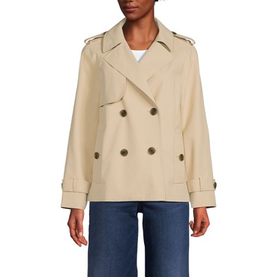 Lands' End Women's Trench Rain Jacket