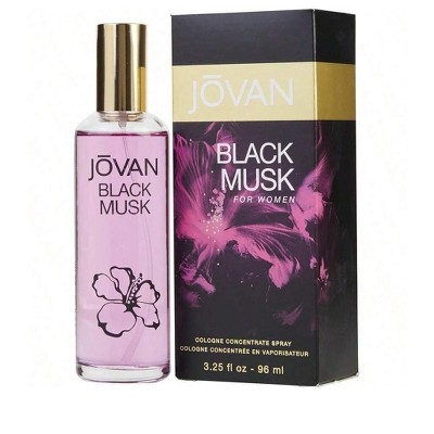 Jovan Black Musk By Jovan Women Musk, Floral Notes Cologne Concentrate Spray 3.25 Oz