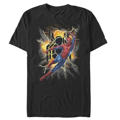 Men's Marvel Spider-Man: Far From Home Lightning Strike T-Shirt