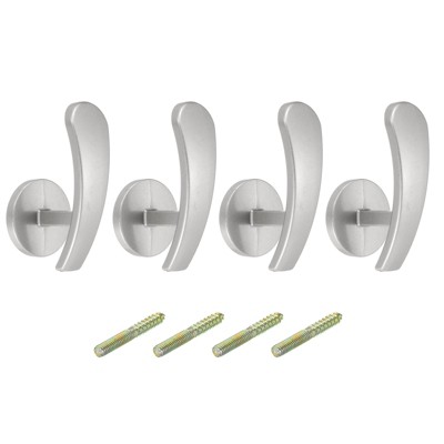 Unique Bargains Aluminum Alloy Office Decorative Wall Mounted Curtain Holdback