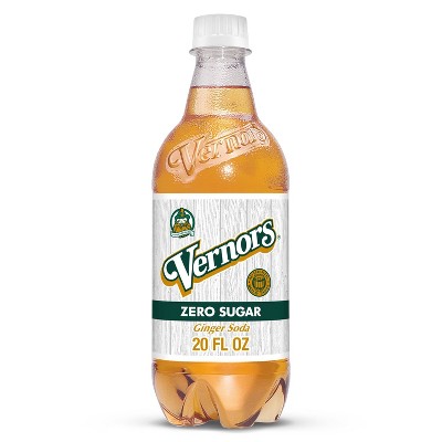 Vernors Zero Sugar Ginger Soda - 20 fl oz Bottle