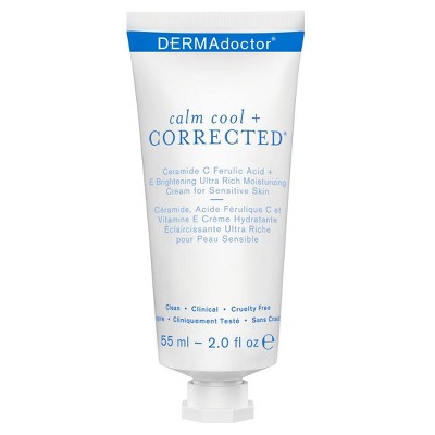 Calm Cool + Corrected Ceramide C Ferulic Acid + E Brightening Ultra Rich Moisturizing for Sensitive Skin