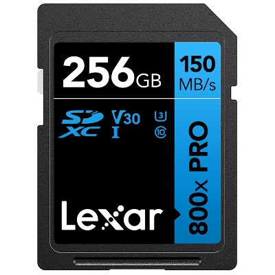 Lexar® BLUE Series High-Performance 800x PRO SDHC™/SDXC™ UHS-I Card
