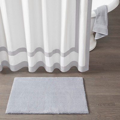 MAYEERTY Bath Rug Polyester Tufted Design Bathroom Rug Super Water Absorbent 1pcs