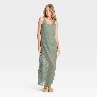 Women's Lace Maxi A-Line Dress - Universal Thread™