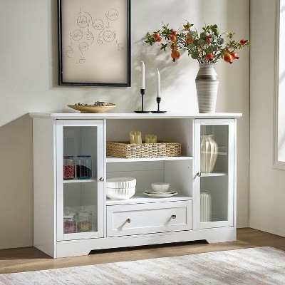 MOEPISY White Multi-Functional Storage Cabinet Sideboard