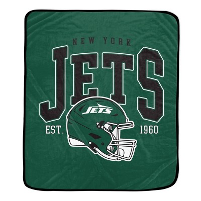 NFL New York Jets Vintage Arch Block Ultra Soft Blanket