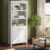 72" Carson 5 Shelf Bookcase with Doors - Threshold™ - 2 of 4