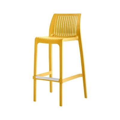 Lagoon Milos Resin Stackable Outdoor Bar Stool