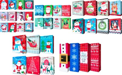Northlight Set of 672 Christmas Gift Bags with Spinner Retail Rack