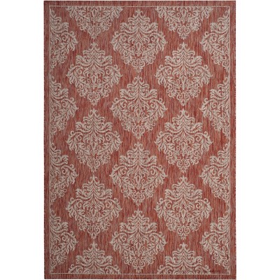 Courtyard CY8668 Power Loomed Stain Resistant Non-Shedding Indoor/Outdoor Rugs - Safavieh