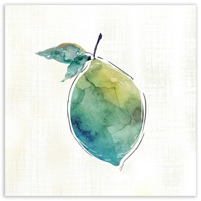 Courtside Market Happy Lime Gallery-Wrapped Canvas