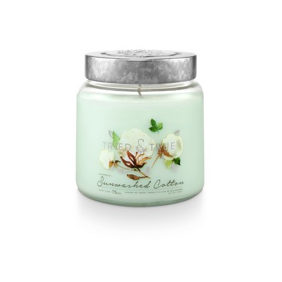 Storied Home Tried & True Sunwashed Cotton Candle, 15.5 oz.