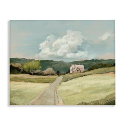 Stupell Industries Road Leading Home Countryside Canvas Art
