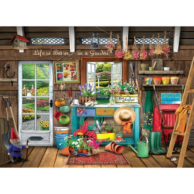 Sunsout Life is Better in a Garden 500 pc Large Pieces Jigsaw Puzzle 31960