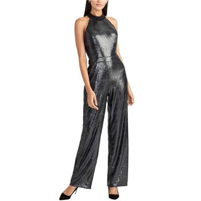Rachel Roy Womens Sequin Jumpsuit