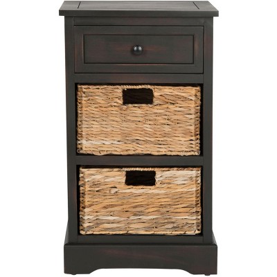 Carrie Storage Side Table Vintage - AMH5700 - Safavieh Couture